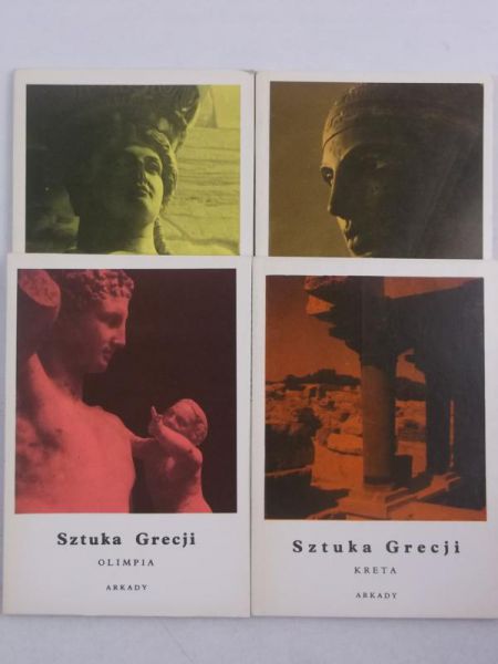 Michałowski K. / Rutkowski B. - Mała Encyklopedia Sztuki: Sztuka Grecji, 4 tomy