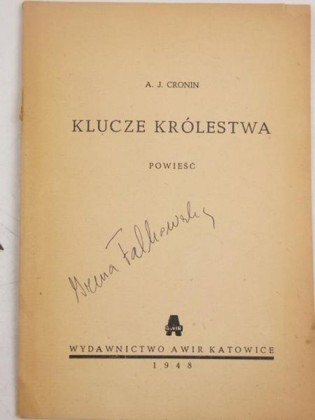 Chronin A. J. - Klucze królestwa, 1948 r.