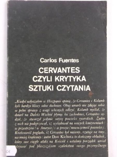 Fuentes Carlos - Cervantes czyli krytyka sztuki czytania