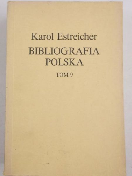 Bibliografia polska, Tom 9