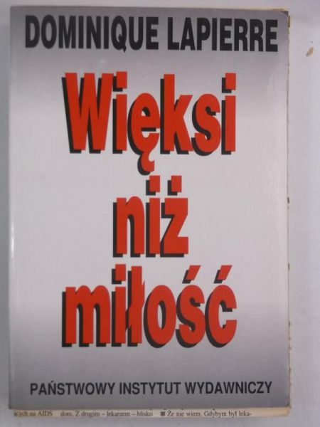 Lapierre Dominique - Więksi niż miłość