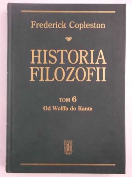 Historia filozofii, Tom VI
