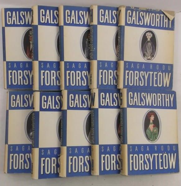 Galsworthy John - Saga rodu Forsyte'ów, 10 tomów