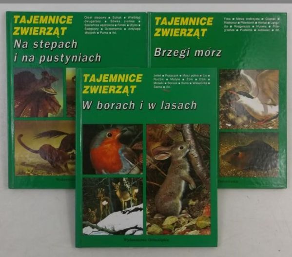 Krawczyk Marek (red.) - Tajemnice zwierząt, Zestaw 3 książek
