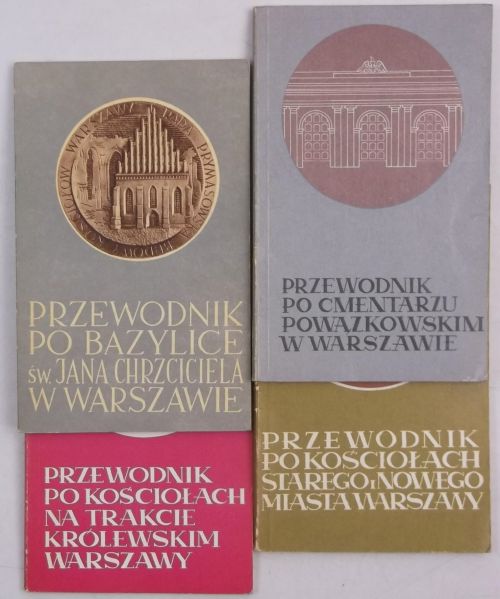 Dunin Lech i in. - Przewodniki po kościołach polskich, 4 tomy