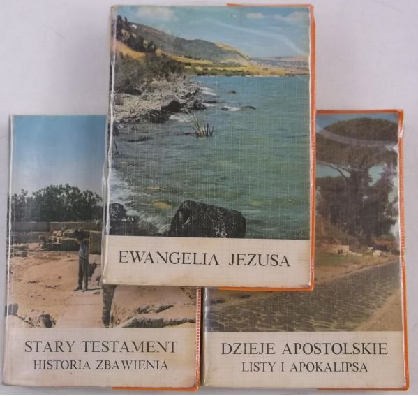 Stary Testament: Historia zbawienia / Dzieje apostolskie: Listy i apokalipsa / Ewangelia Jezusa