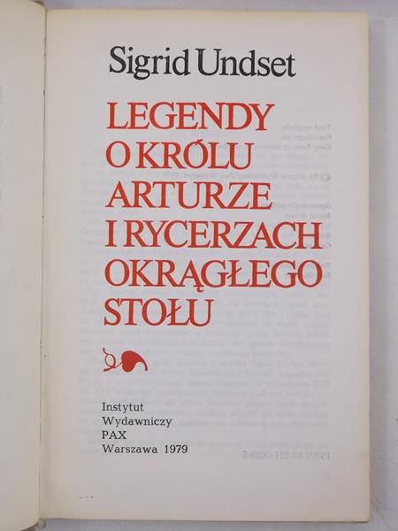 Legendy o Królu Arturze i rycerzach Okrągłego Stołu