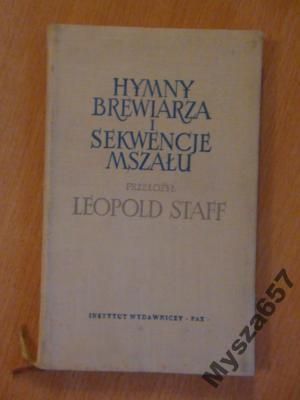 Staff Hymny Brewiarza I Sekwencje Mszału