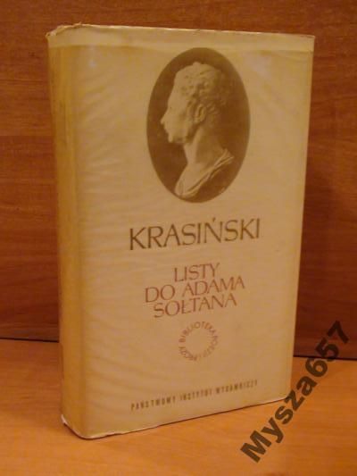 KRASIŃSKI Listy do Adama Sołtana BPiP