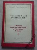 KONTEKSTY NAUKI O LITERATURZE s. Z Dziejów Form