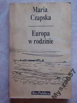 CZAPSKA MARIA Europa w rodzinie Genealogia