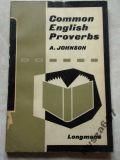 Johnson COMMON ENGLISH PROVERBS przysłowia  ang.