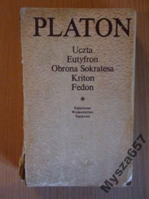 PLATON Uczta Eutyfron Obrona Sokratesa dialogi