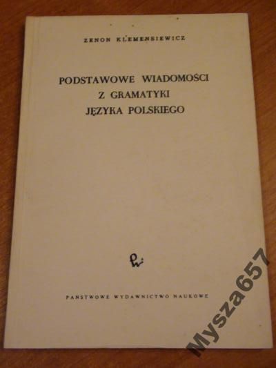 Podstawowe Wiadomości Z Gramatyki