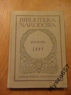 Arystofanes ŻABY przeł. Butrymowicz BN
