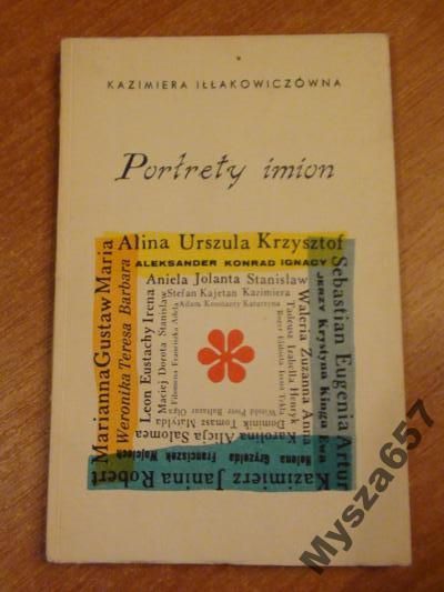 Iłłakowiczówna PORTRETY IMION Wiersze