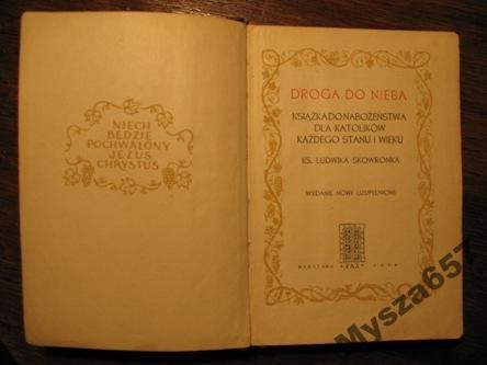 Droga Do Nieba Książka Do Nabożeństwa