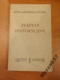 ZESZYTY HISTORYCZNE tom 259 Biblioteka Kultury