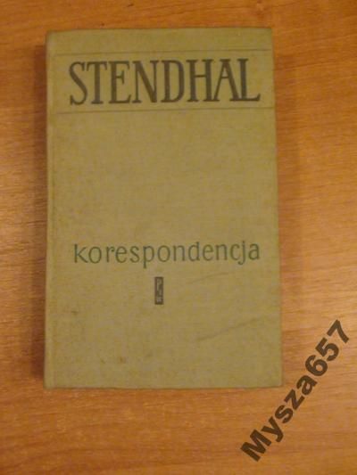 Stendhal KORESPONDENCJA Wybór