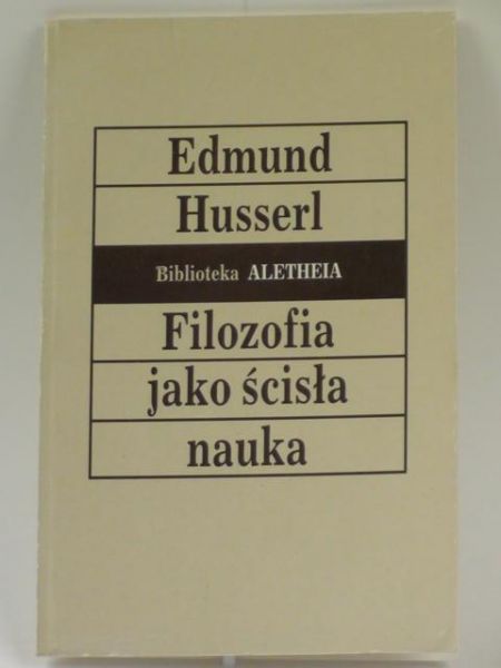 Filozofia jako ścisła nauka