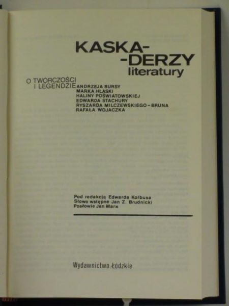 Kolbus Edward (red.) - Kaskaderzy literatury