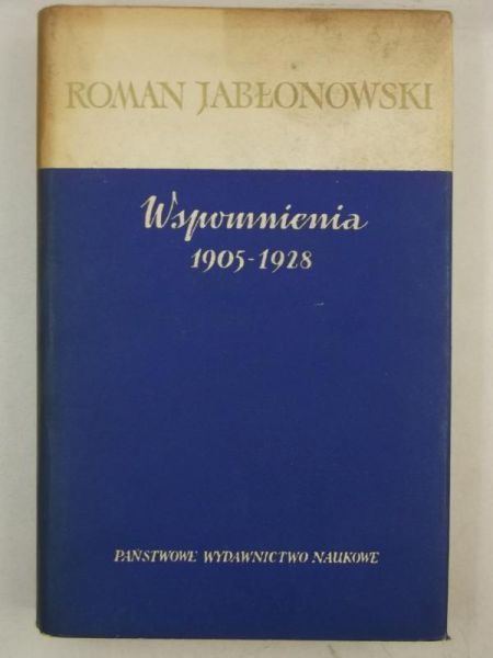 Wspomnienia 1905-1928