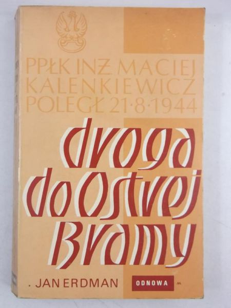 Erdman Jan - Droga do Ostrej Bramy