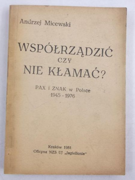 Współrządzić czy nie kłamać?