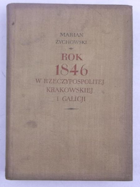 Rok 1846 w Rzeczypospolitej krakowskiej i Galicji