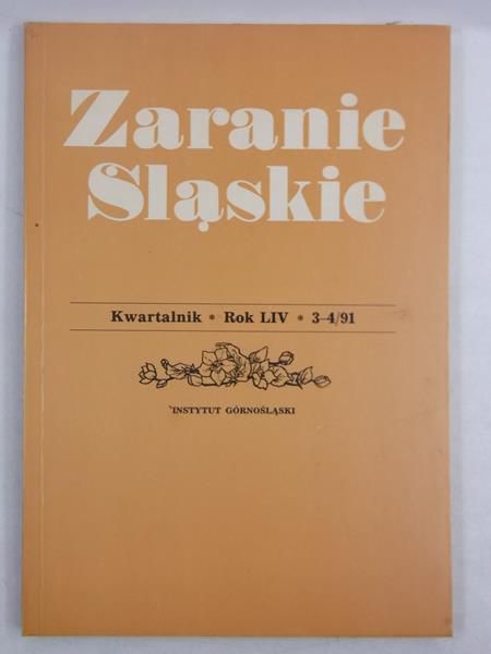 Zaranie Śląskie, numer 3-4