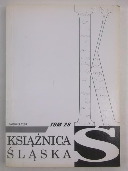 Książnica śląska, Tom 28