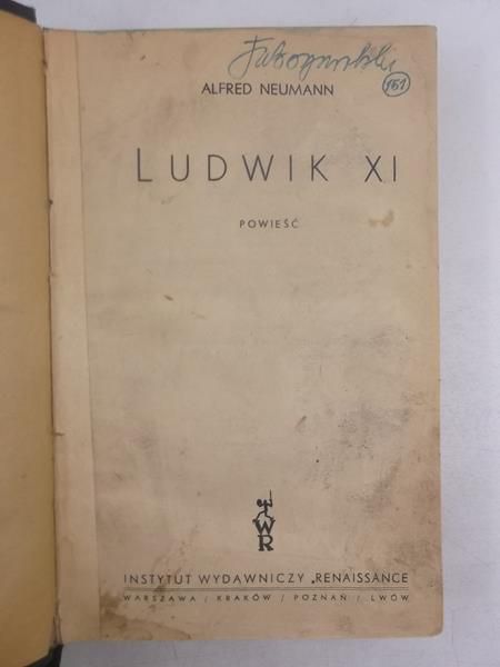 Ludwik XI, ok. 1920 r.