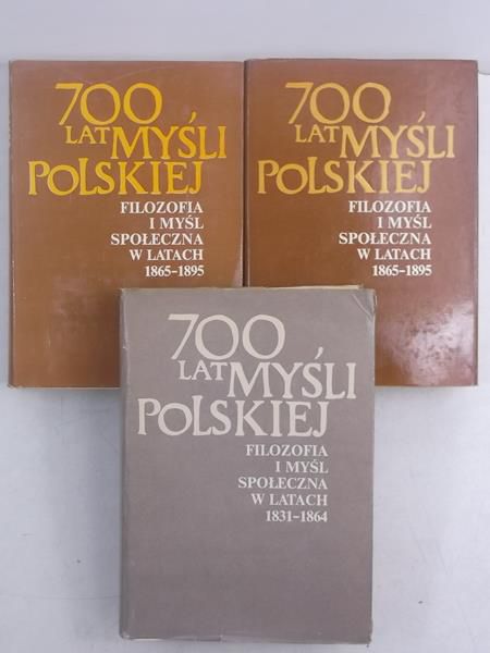 Filozofia i myśl społeczna, 3 tomy