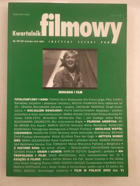 Rutkowska Teresa (red.) - Kwartalnik filmowy, nr 49-50 wiosna-lato 2005