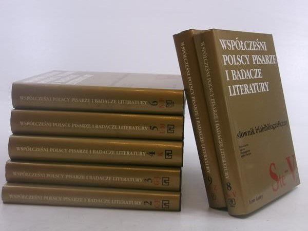 Współcześni polscy pisarze i badacze literatury, tom II, III, IV, V, VI, VIII, IX