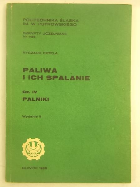 Paliwa i ich spalanie, cz. IV - Palniki