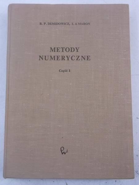 Metody numeryczne, część I