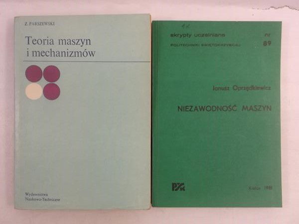 Teoria maszyn i mechanizmów  Niezawodność maszyn