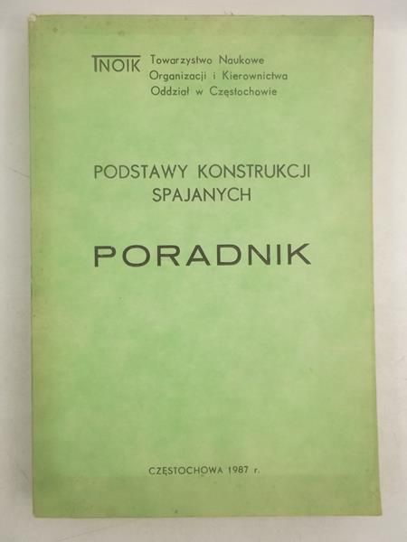 Podstawy konstrukcji spajanych