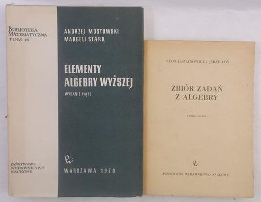 Zbiór zadań z algebry  Elementy algebry wyższej