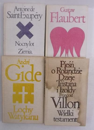 Gi    Saint-Exupery        - Pani Bovary  Nocny lot, ziemia, planeta ludzi, pilot wojenny  Lochy Watykanu  Pieśń o Rolandzie. Dzieje Tristana i Izoldy