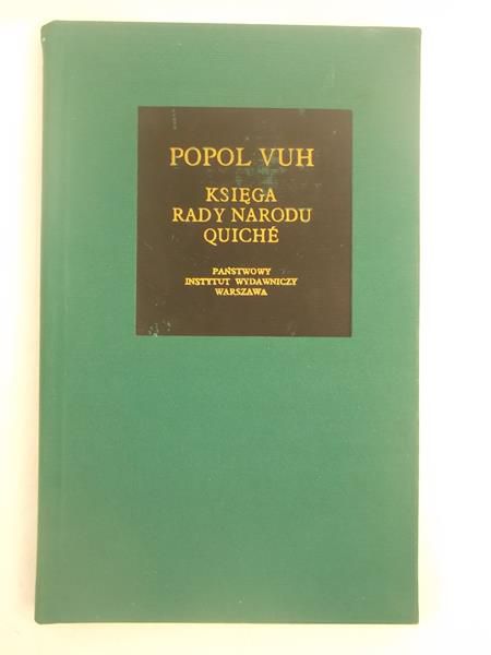 Księga rady narodu Quiche