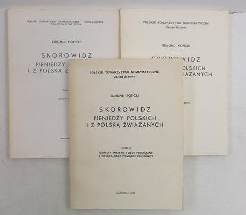 d - Skorowidz pieniędzy Polskich i z Polską związanych. Tom I-III