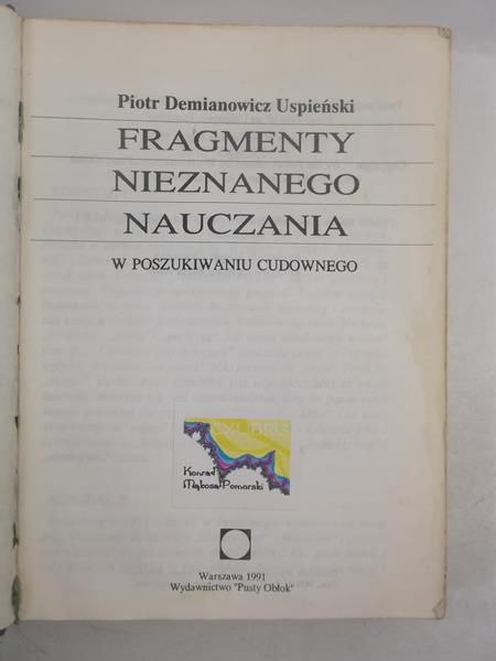 Fragmenty nieznanego nauczania