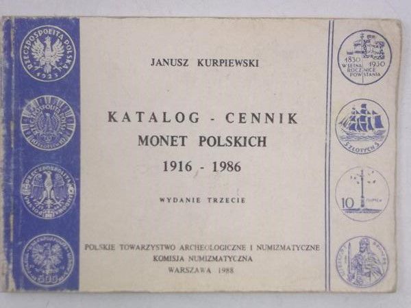 Katalog - cennik monet polskich