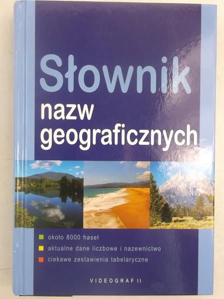 Słownik nazw geograficznych