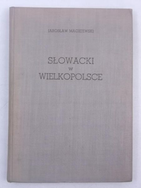 Słowacki w Wielkopolsce