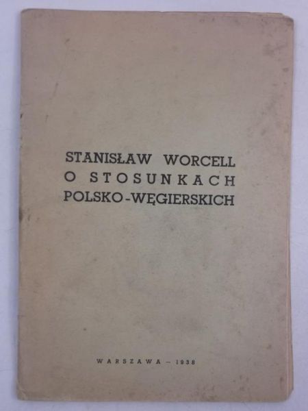 O stosunkach polsko-węgierskich, 1938 r.