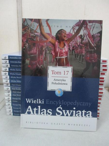 Wielki Encyklopedyczny Atlas Świata Biblioteka Gazety Wyborczej, 18 tomów