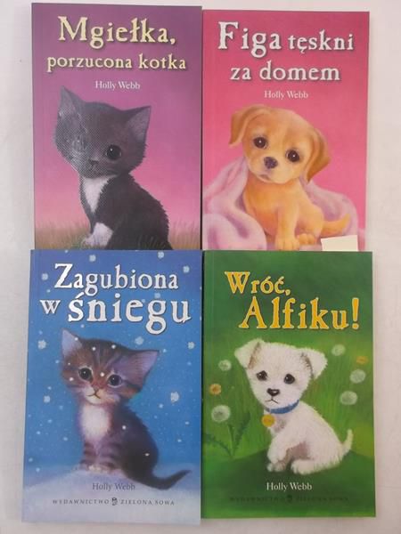 Mgiełka, porzucona kotka / Zagubiona w śniegu / Wróć, Alfiku! / Figa tęskni za domem